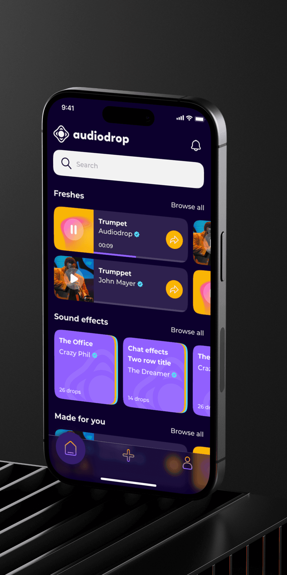 AudioDrop digital transformation project by Aras Digital Products