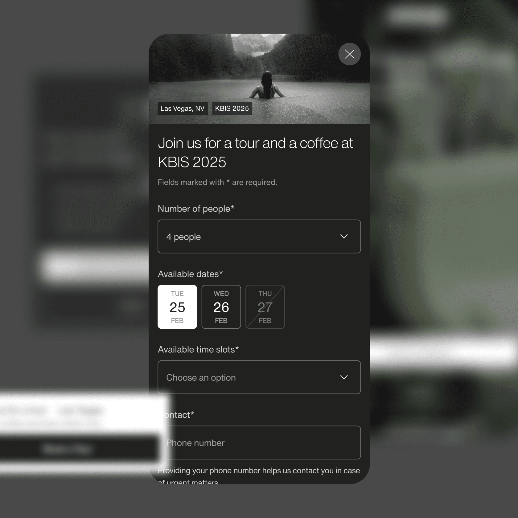 Kohler Moments - Join screen
