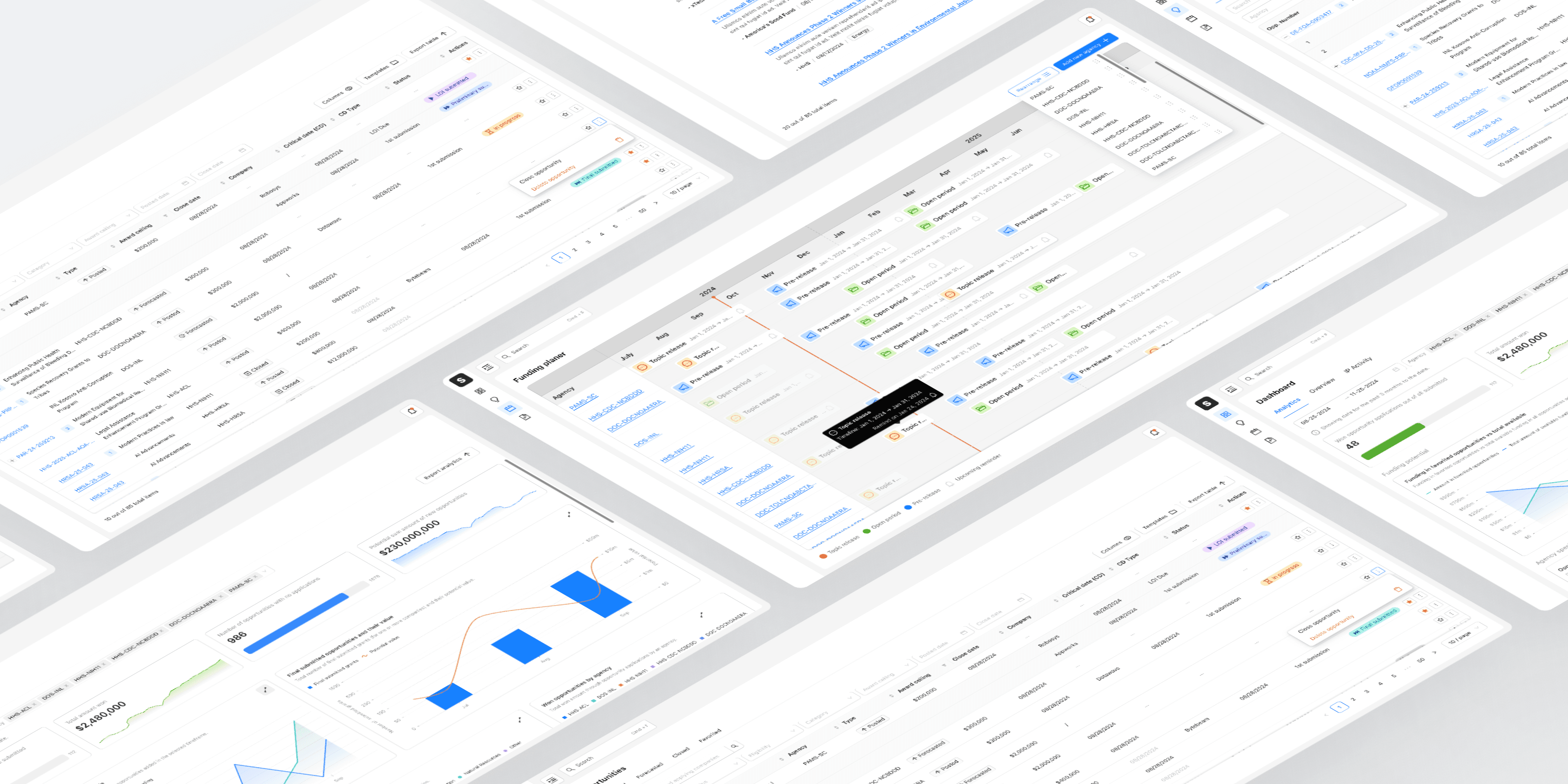 MassVentures - Desktop Screens Showcase